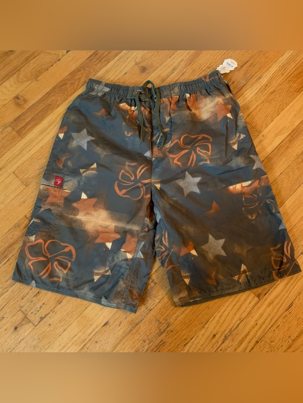 NWT Vintage Y2K era Triangle swim shorts size L